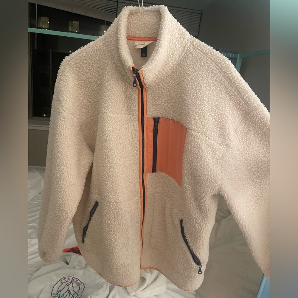 Cream Sherpa fleece